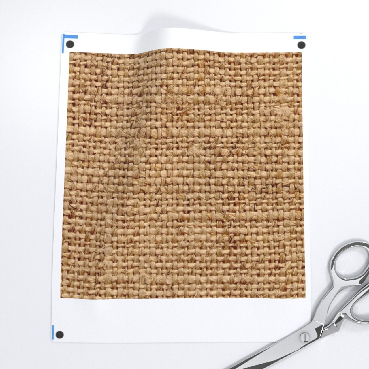 Brown Woven Cloth Weaving Twine Faux Burlap Hessian Coarse Burlap Custom Printed Fabric by Spoonflower Various Fabrics by the Yard or Fat Quarter